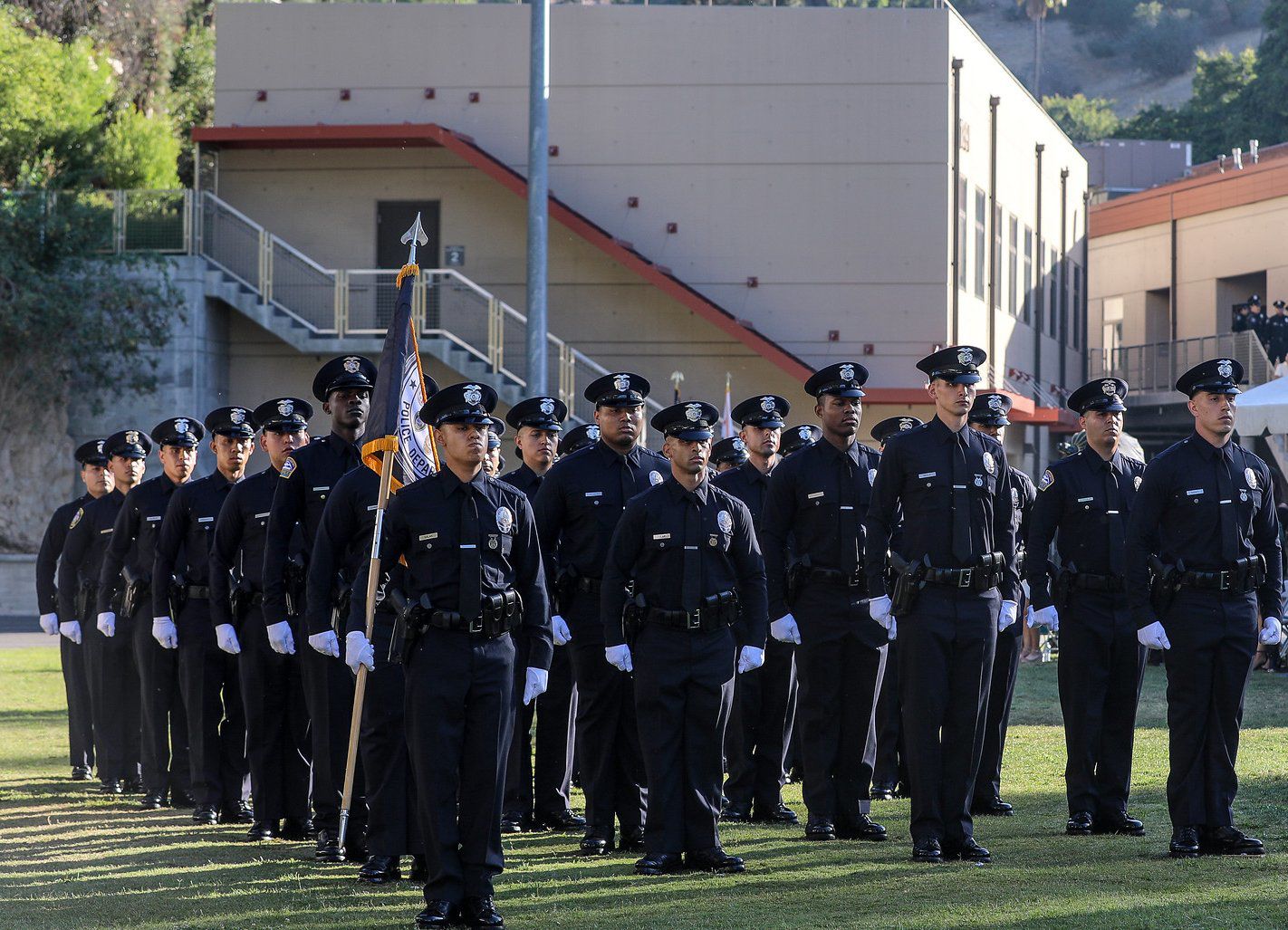 LAPD Officers at Police Academy